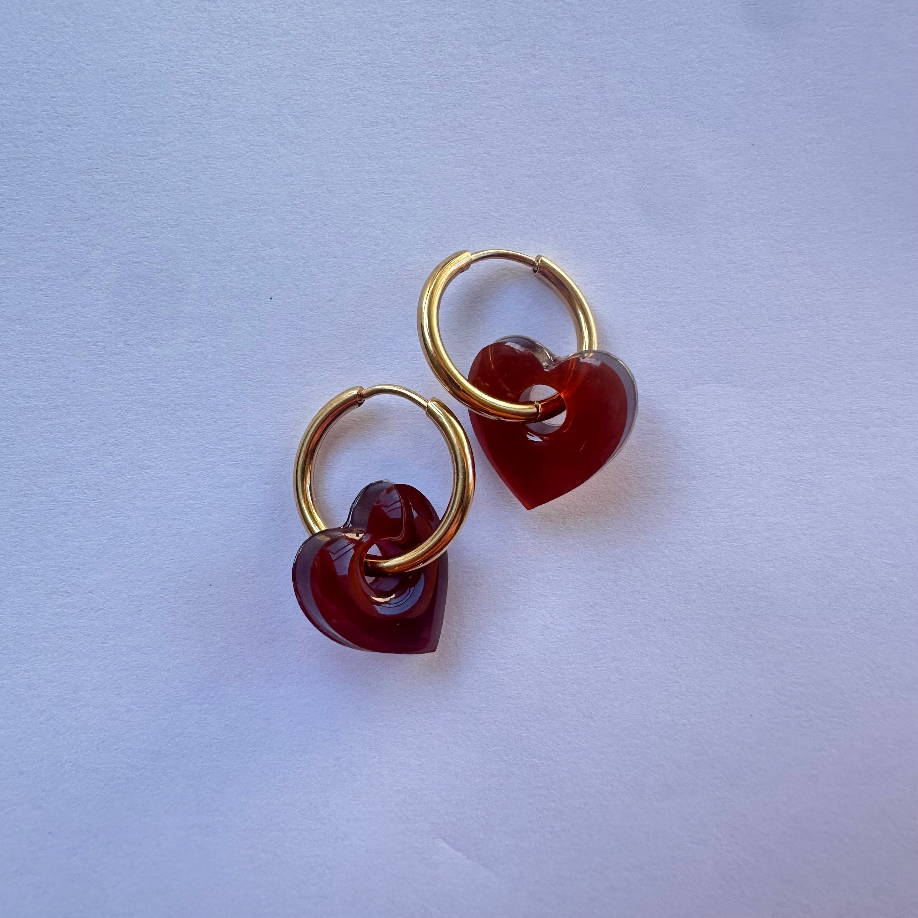 Soft heart brown