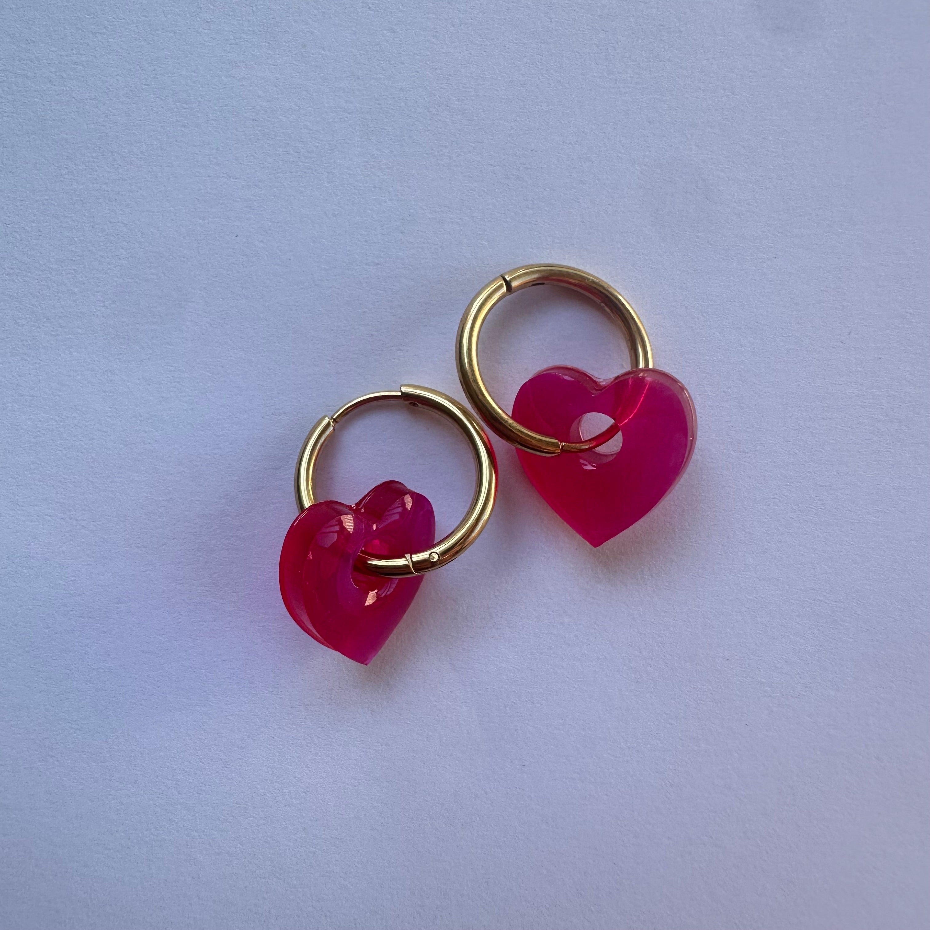 Soft heart pink